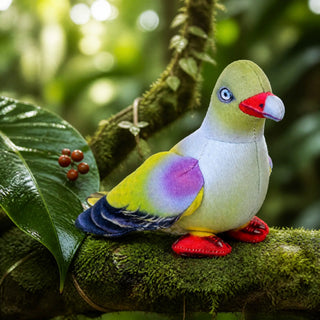 Wild Republic Rainforest Birds African Green Pigeon Stuffed Animal - 4.5" Stuffed Animals