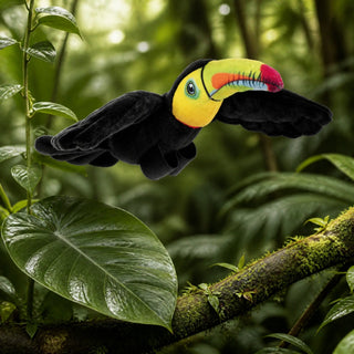 Wild Republic Rainforest Birds Toco Toucan Stuffed Animal - 4.5" Stuffed Animals