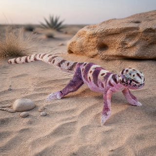 Wild Republic Coilkins Western Banded Gecko Stuffed Animal - 12" Stuffed Animals