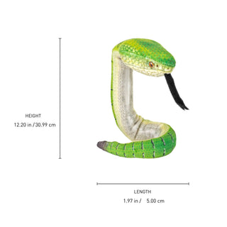 Wild Republic Coilkins Borneo Pit Viper Stuffed Animal - 12" Stuffed Animals
