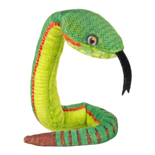 Coilkins Sabah Pit Viper Stuffed Animal - 12"