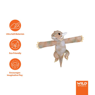Wild Republic Huggers Horned Lizard Stuffed Animal - 8" Stuffed Animals