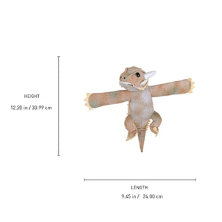 Wild Republic Huggers Horned Lizard Stuffed Animal - 8" Stuffed Animals