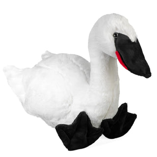 Wild Republic Cuddlekins Eco Trumpeter Swan Stuffed Animal - 12" Stuffed Animals