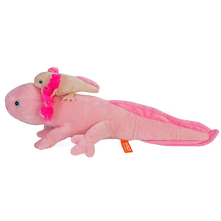 Wild Republic Mom & Baby Axolotl Stuffed Animal - 9" Stuffed Animals