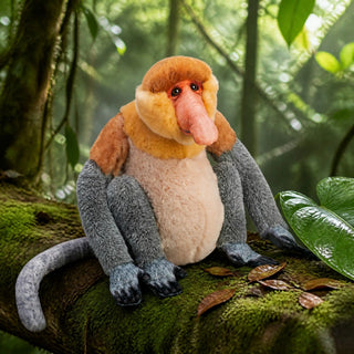 Wild Republic Artist Collection Proboscis Monkey Stuffed Animal - 15" Stuffed Animals