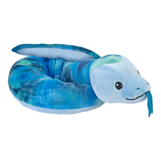 Squishy Snakes Blue Snake Stuffed Animal - 52"