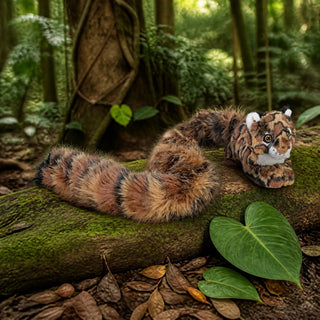 Wild Republic Tailkins Clouded Leopard Stuffed Animal - 40" Stuffed Animals
