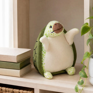 Wild Republic Flipkins Green Sea Turtle Stuffed Animal - 5" Stuffed Animals