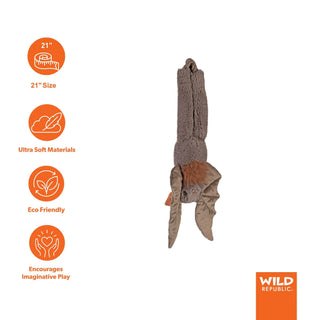 Wild Republic Hanging Eco Bat Stuffed Animal - 21" Stuffed Animals