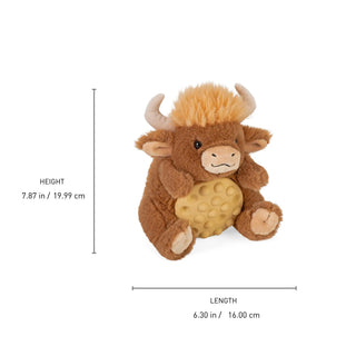 Wild Republic Poppykins Mini Highland Cow Stuffed Animal - 7.5" Stuffed Animals