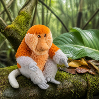 Wild Republic Cuddlekins Eco Mini Proboscis Monkey Stuffed Animal - 8" Stuffed Animals