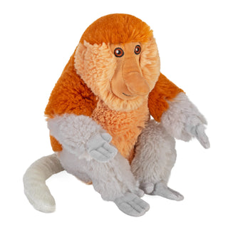 Wild Republic Cuddlekins Eco Mini Proboscis Monkey Stuffed Animal - 8" Stuffed Animals