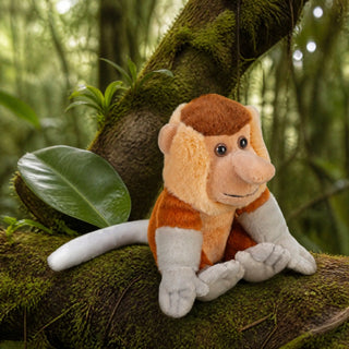 Wild Republic Pocketkins Eco Proboscis Monkey Stuffed Animal - 5" Stuffed Animals