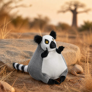 Wild Republic Flipkins Ring Tailed Lemur Stuffed Animal - 5" Stuffed Animals