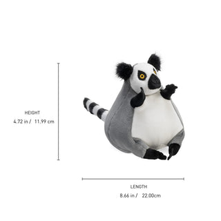Wild Republic Flipkins Ring Tailed Lemur Stuffed Animal - 5" Stuffed Animals