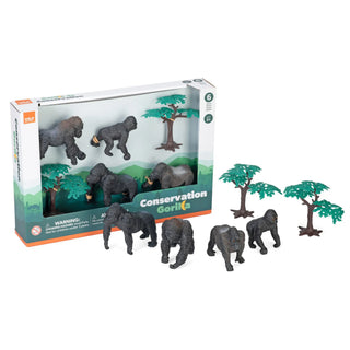 Wild Republic Box Set Conservation Gorilla Figurines - 13.78" Figurines