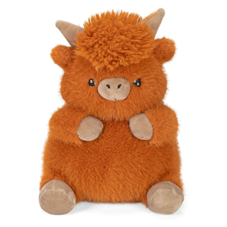 Wild Republic Tummykins Highland Cow Stuffed Animal - 8" Stuffed Animals
