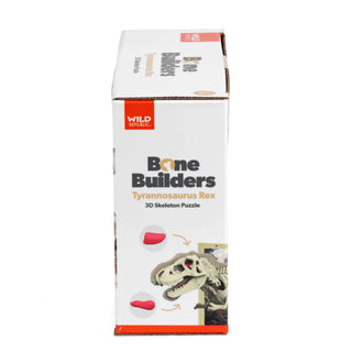 Wild Republic Bone Builders T-Rex 3D Skeleton Puzzle 42 Piece Set - 6.89" Figurines