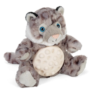 Wild Republic Poppykins Mini Snow Leopard Stuffed Animal - 7.5" Stuffed Animals