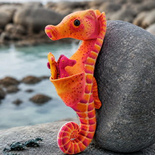Wild Republic Seahorse With Babies Stuffed Animal - 11.5" Stuffed Animals