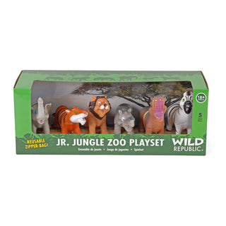   Wild Republic -  Junior Jungle Zoo Playset  Games and Action Toys