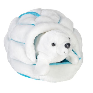   Wild Republic -  Harp Seal in an Igloo Stuffed Animal  Stuffed Animals