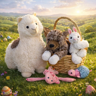 Wild Republic Ultimate Alpaca & Friends Basket Plush