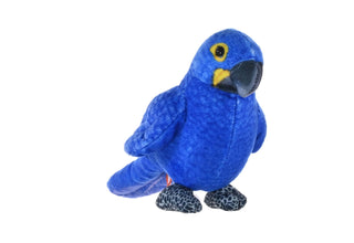 Rainforest Birds Hyacinth Macaw Stuffed Animal - 4.5"
