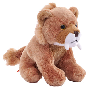 Pocketkins Eco Smilodon Stuffed Animal - 5"