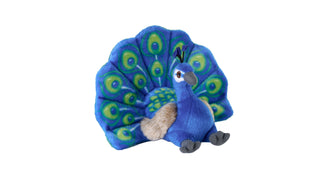 Cuddlekins Eco Peacock Stuffed Animal - 8"