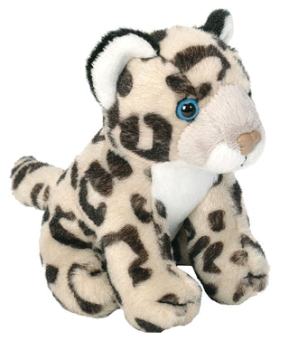 Pocketkins Eco Snow Leopard Stuffed Animal - 5"