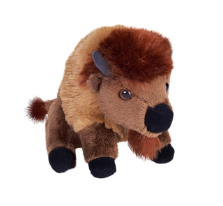 Pocketkins Eco Bison Stuffed Animal - 5"