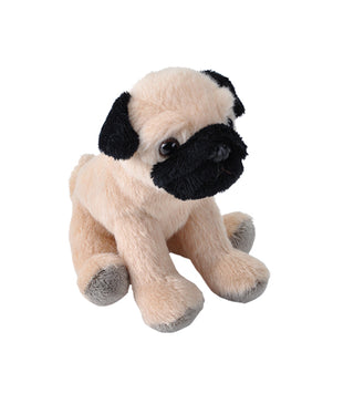 Pocketkins Eco Pug Stuffed Animal - 5"