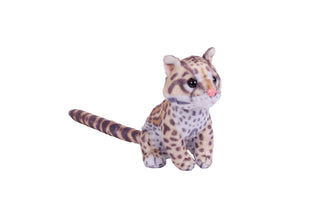 Rainforest Splendors Ocelot Stuffed Animal - 6"