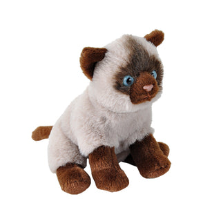 Pocketkins Eco Siamese Stuffed Animal - 5"