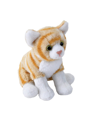 Pocketkins Eco Orange Tabby Cat Stuffed Animal - 5"