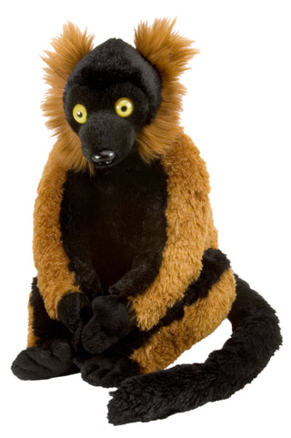 Red Ruffed Lemur Stuffed Animal - 12"