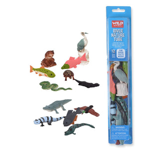 Tube of North American Figurines with Playmat