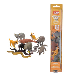 Tube of Australian Figurines with Playmat