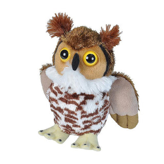 Great Horned Owl Stuffed Animal - 7"