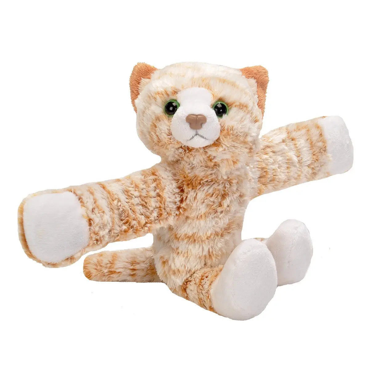Wild Republic - Huggers Orange Tabby Cat Stuffed Animal - 8" Stuffed Animals