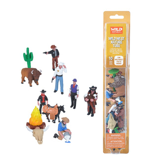 Tube of Wild West Figurines