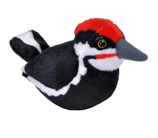 Audubon II Pileated Woodpecker Stuffed Animal with Sound - 5"