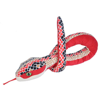 Red Scales Snake Stuffed Animal - 54"