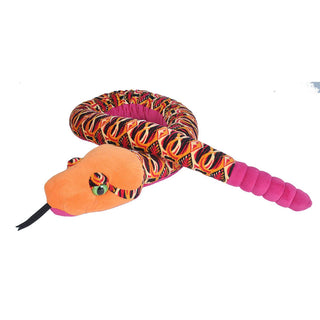 Tribal Orange Snake Stuffed Animal - 54"
