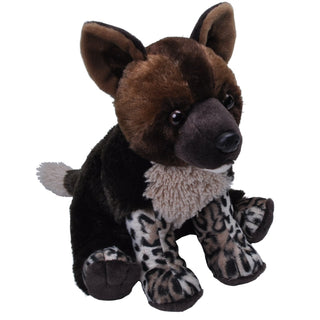 African Painted Dog Pup Stuffed Animal - 12"
