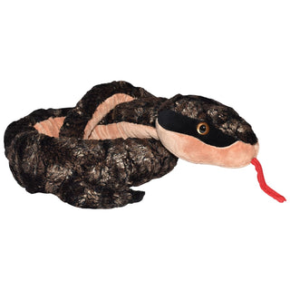 Copper Metal Heads Snake Stuffed Animal - 54"