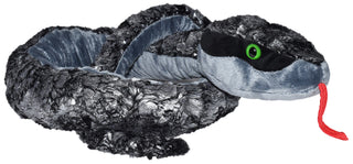 Silver Metal Heads Snake Stuffed Animal - 54"