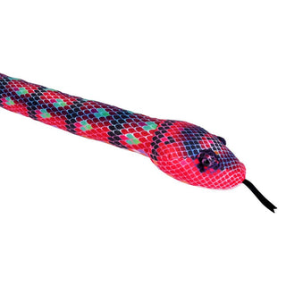 Red Green Snake Stuffed Animal - 54"
